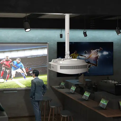 ONKRON K5A-W montaje para projector Techo/pared Blanco