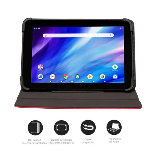 Nilox FUNDA UNIVERSAL TABLET DE 9,7" 10.5" ROJA