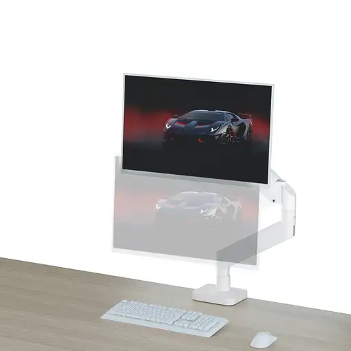 Gembird MA-DA1-04-W soporte para monitor 81,3 cm (32") Escritorio Blanco