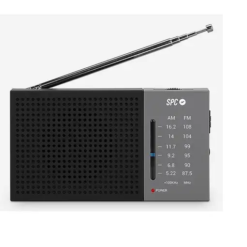 SPC Jetty Lite Portátil Digital Negro, Gris