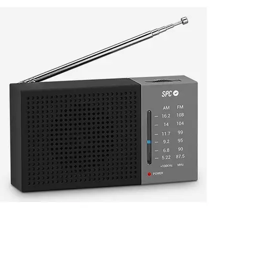 SPC Jetty Lite Portátil Digital Negro, Gris