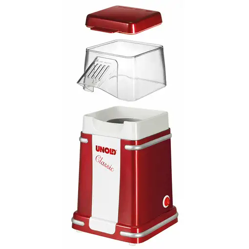 Unold Classic palomitas de maiz poppers Rojo, Plata, Blanco 900 W