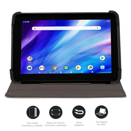 Nilox FUNDA UNIVERSAL TABLET DE 9.7" A 10.5" GRIS