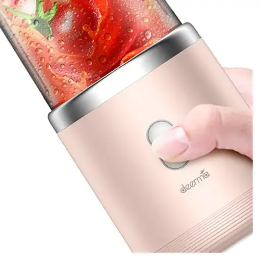 Deerma NU05 licuadora 0,4 L Batidora de vaso Rosa, Acero inoxidable