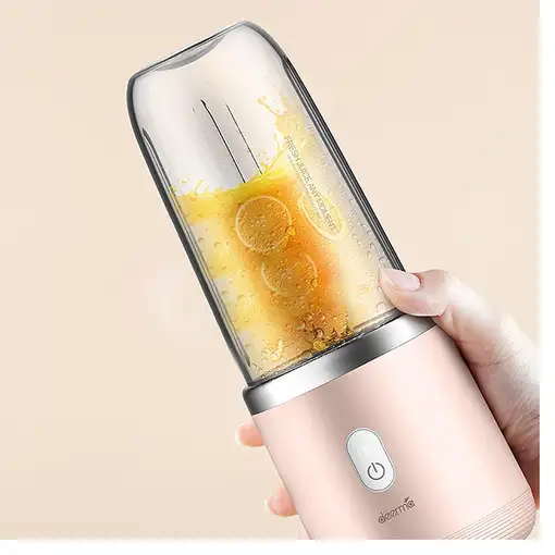 Deerma NU05 licuadora 0,4 L Batidora de vaso Rosa, Acero inoxidable