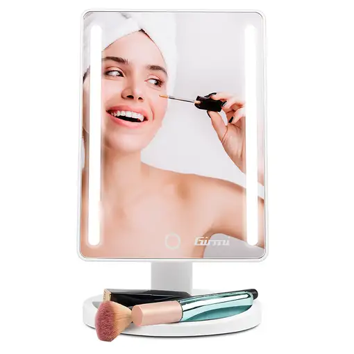 Girmi BE04 espejo para maquillaje Independiente Rectangular Blanco