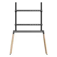 Gembird TVS-86F-01-BK soporte para TV 2,18 m (86") Negro, Madera