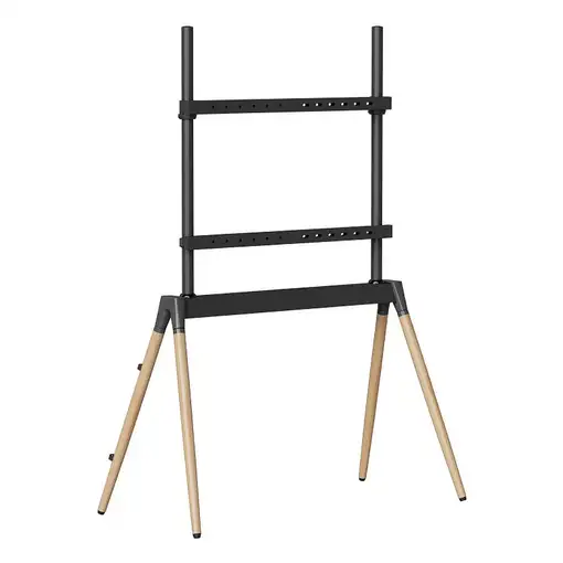 Gembird TVS-86F-01-BK soporte para TV 2,18 m (86") Negro, Madera