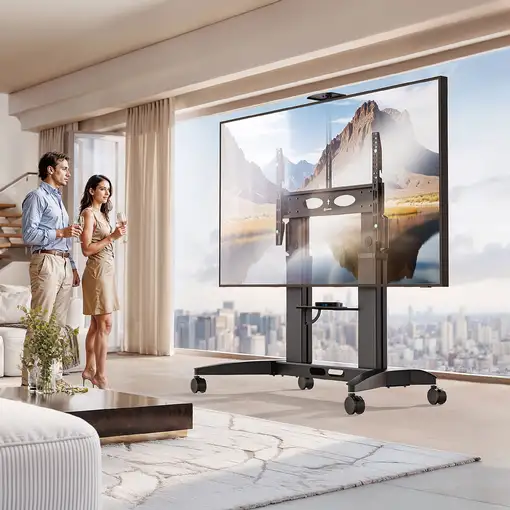 ONKRON TS2821-B soporte para TV 2,79 m (110") Negro