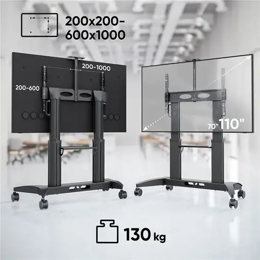 ONKRON TS2821-B soporte para TV 2,79 m (110'') Negro