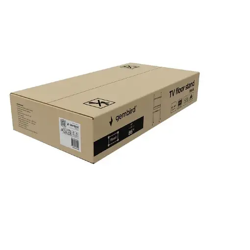 Gembird TVS-86F-02 soporte para TV 2,18 m (86") Negro