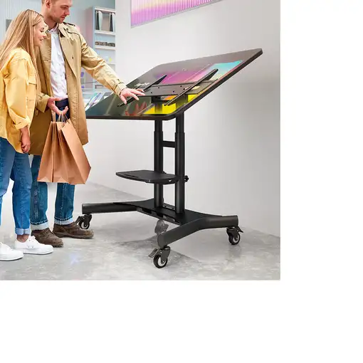 ONKRON TS1380-B soporte para TV 2,11 m (83") Negro