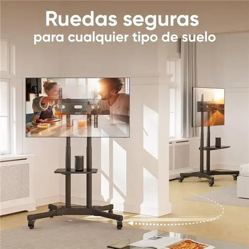 ONKRON TS1351-B soporte para TV 165,1 cm (65'') Negro