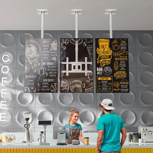 ONKRON N1L-W soporte para TV 2,03 m (80") Blanco