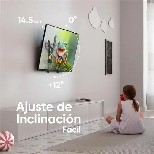 ONKRON TM5-BW soporte para TV 177,8 cm (70'') Negro, Blanco