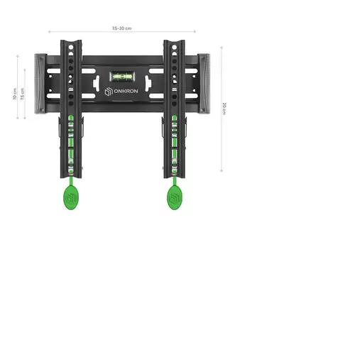 ONKRON TM4-B soporte para TV 109,2 cm (43") Negro