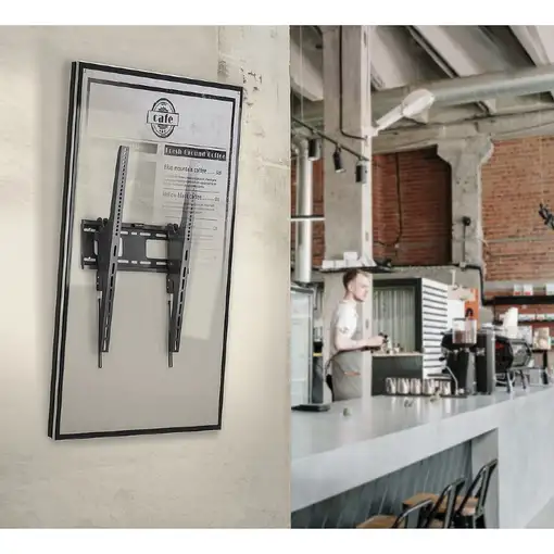 Gembird WM-75T-03 soporte para TV 190,5 cm (75") Negro