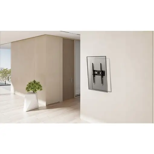 Gembird WM-75T-03 soporte para TV 190,5 cm (75") Negro