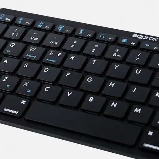 Approx APPMX300BTB teclado Oficina Bluetooth QWERTY Español Negro