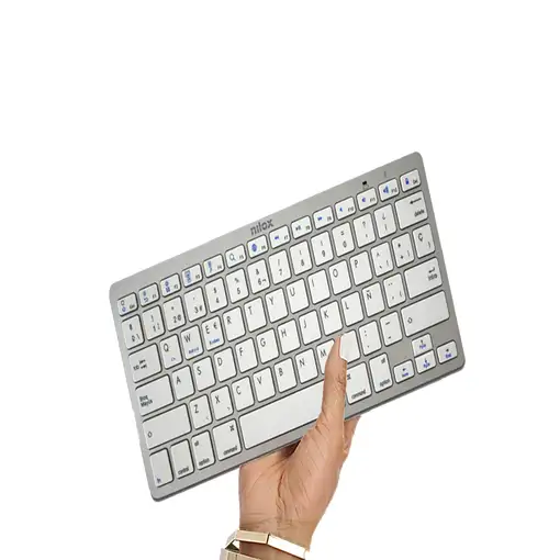 Nilox Teclado Bluetooth Silver