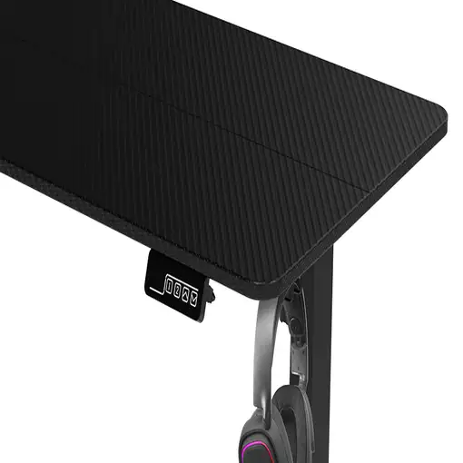 Mars Gaming MGD-ERGOPRO, Mesa Ajuste Altura Eléctrico 73-118cm, Superficie Ergonóm