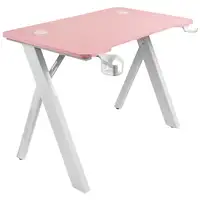 Mars Gaming MGD100RGB, Mesa Gaming Ergonómica RGB, Alfombrilla XXL, Soporte Auricu