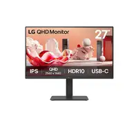 LG 27BA65QB-B.AEU pantalla para PC 68,6 cm (27") 2560 x 1440 Pixeles Wide Quad HD