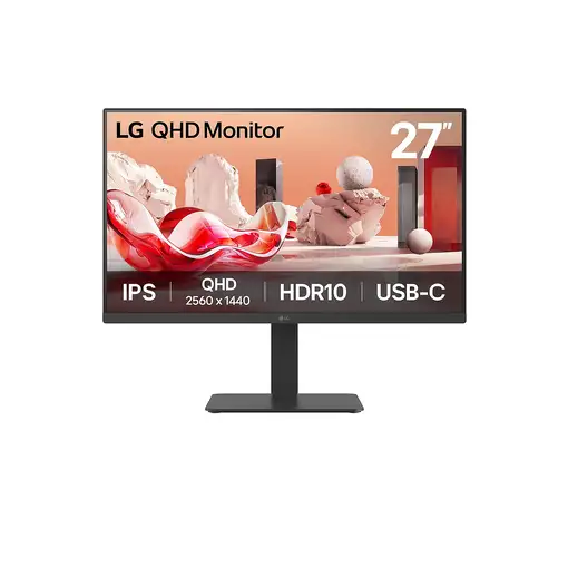 LG 27BA65QB-B.AEU pantalla para PC 68,6 cm (27") 2560 x 1440 Pixeles Wide Quad HD LG 27BA65QB-B.AEU pantalla para PC 68,6 cm (27") 2560 x 1440 Pixeles Wide Quad HD