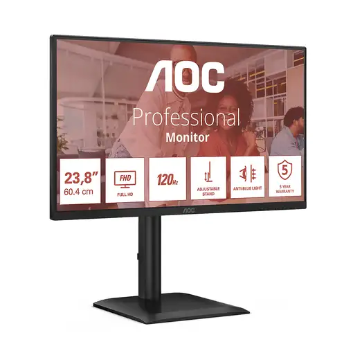 AOC E4 24E4CV pantalla para PC 60,5 cm (23.8") 1920 x 1080 Pixeles Full HD LED