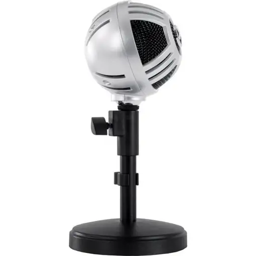 Arozzi Sfera Pro Negro, Plata Micrófono de superficie para mesa