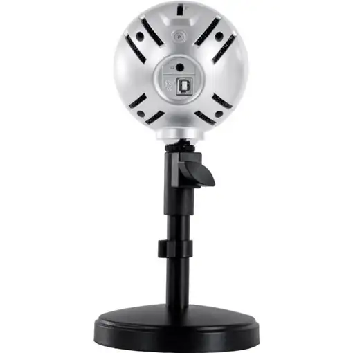 Arozzi Sfera Pro Negro, Plata Micrófono de superficie para mesa