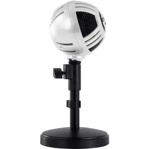 Arozzi Sfera Negro, Blanco Micrófono de superficie para mesa