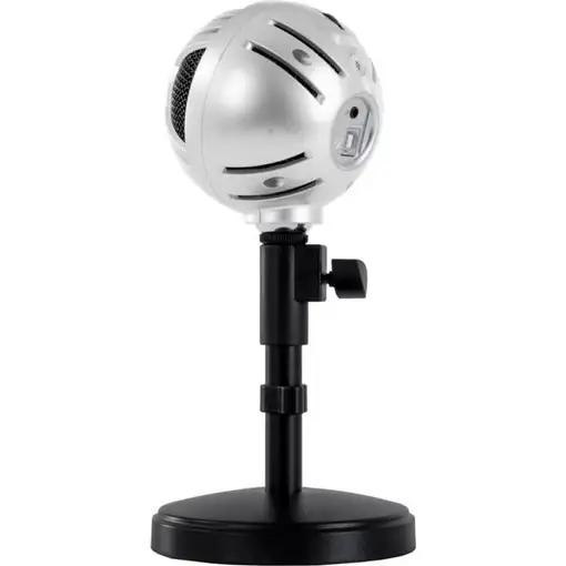 Arozzi Sfera Negro, Blanco Micrófono de superficie para mesa