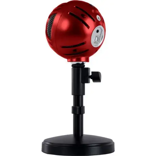 Arozzi Sfera Negro, Rojo Micrófono de superficie para mesa