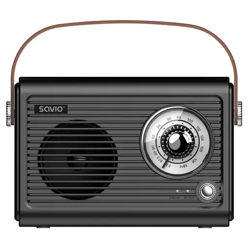 Savio RS-01 radio Portátil Analógica Negro