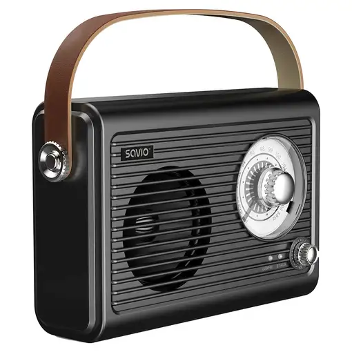 Savio RS-01 radio Portátil Analógica Negro