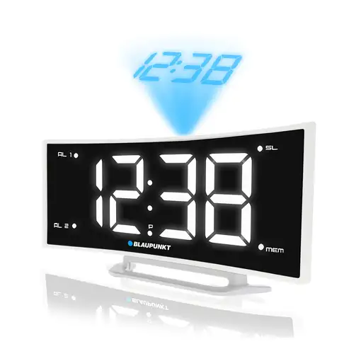 Blaupunkt CRP7WH radio Reloj Negro, Blanco