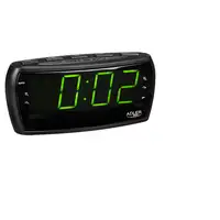 Adler AD 1121 radio Reloj Analógico y digital Negro