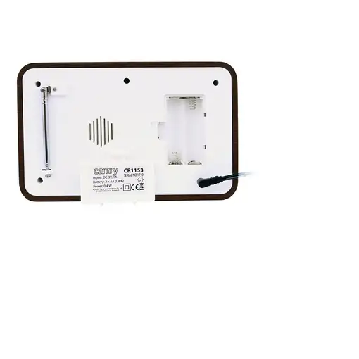 Camry Premium CR 1153 radio Portátil Digital Marrón, Gris, Blanco