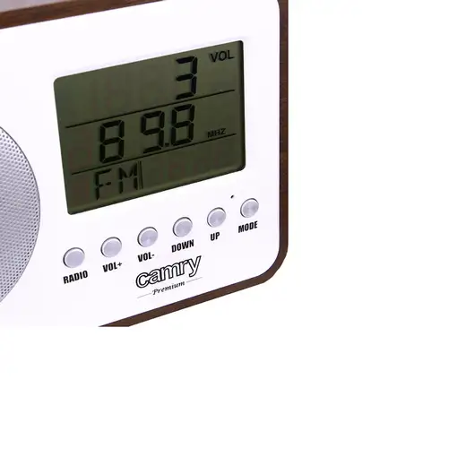 Camry Premium CR 1153 radio Portátil Digital Marrón, Gris, Blanco