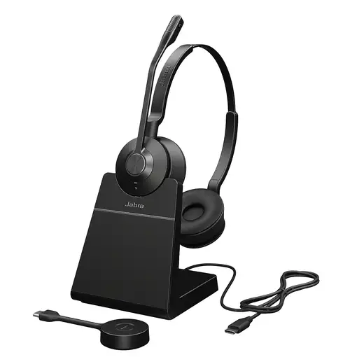 Jabra Engage 55 Auriculares Inalámbrico Diadema Oficina/Centro de llamadas Negro