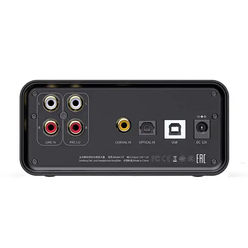 FiiO K7 amplificador de audio Hogar Negro