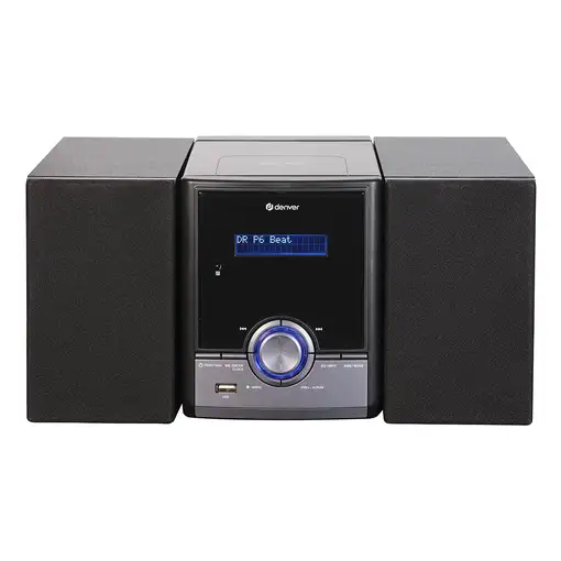 Denver MDA-285 Minicadena de música para uso doméstico 50 W Negro