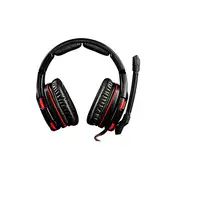 Modecom VOLCANO GHOST Auriculares Alámbrico Diadema Juego Negro, Rojo
