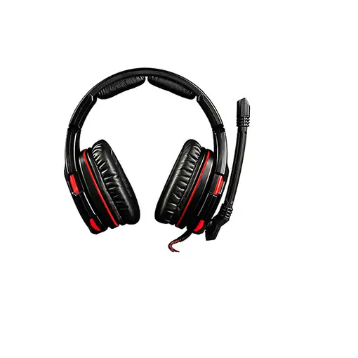 Modecom VOLCANO GHOST Auriculares Alámbrico Diadema Juego Negro, Rojo