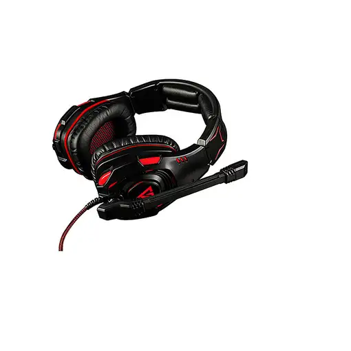 Modecom VOLCANO GHOST Auriculares Alámbrico Diadema Juego Negro, Rojo
