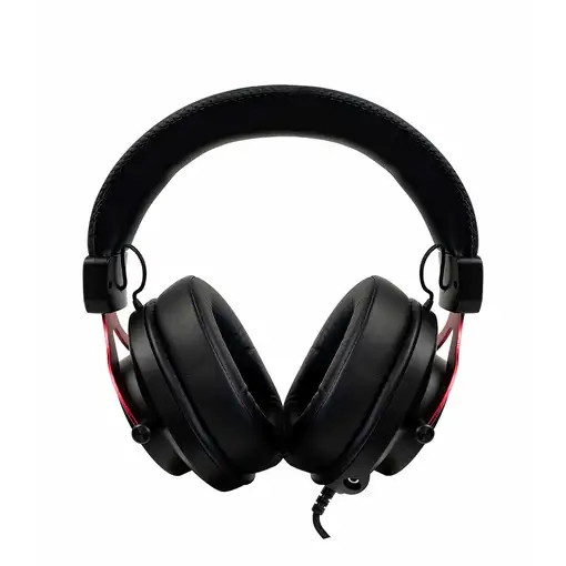 Arozzi Aria Auriculares Alámbrico Diadema Juego Negro, Rojo