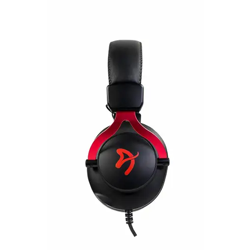 Arozzi Aria Auriculares Alámbrico Diadema Juego Negro, Rojo