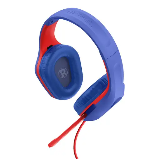 Trust GXT 415SM Zirox Auriculares Alámbrico Diadema Juego Azul, Rojo