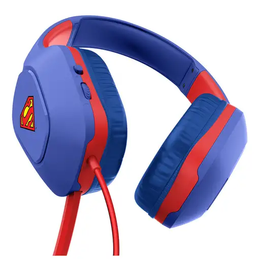 Trust GXT 415SM Zirox Auriculares Alámbrico Diadema Juego Azul, Rojo